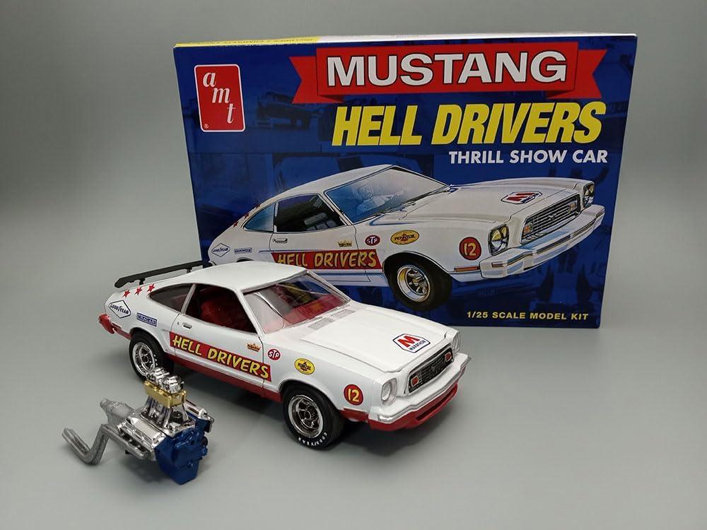 image:imageAMT Ford Louisville Short Hauler Morton Salt 125 Scale Model Kit1475 1977 Ford Mustang Hells Drivers