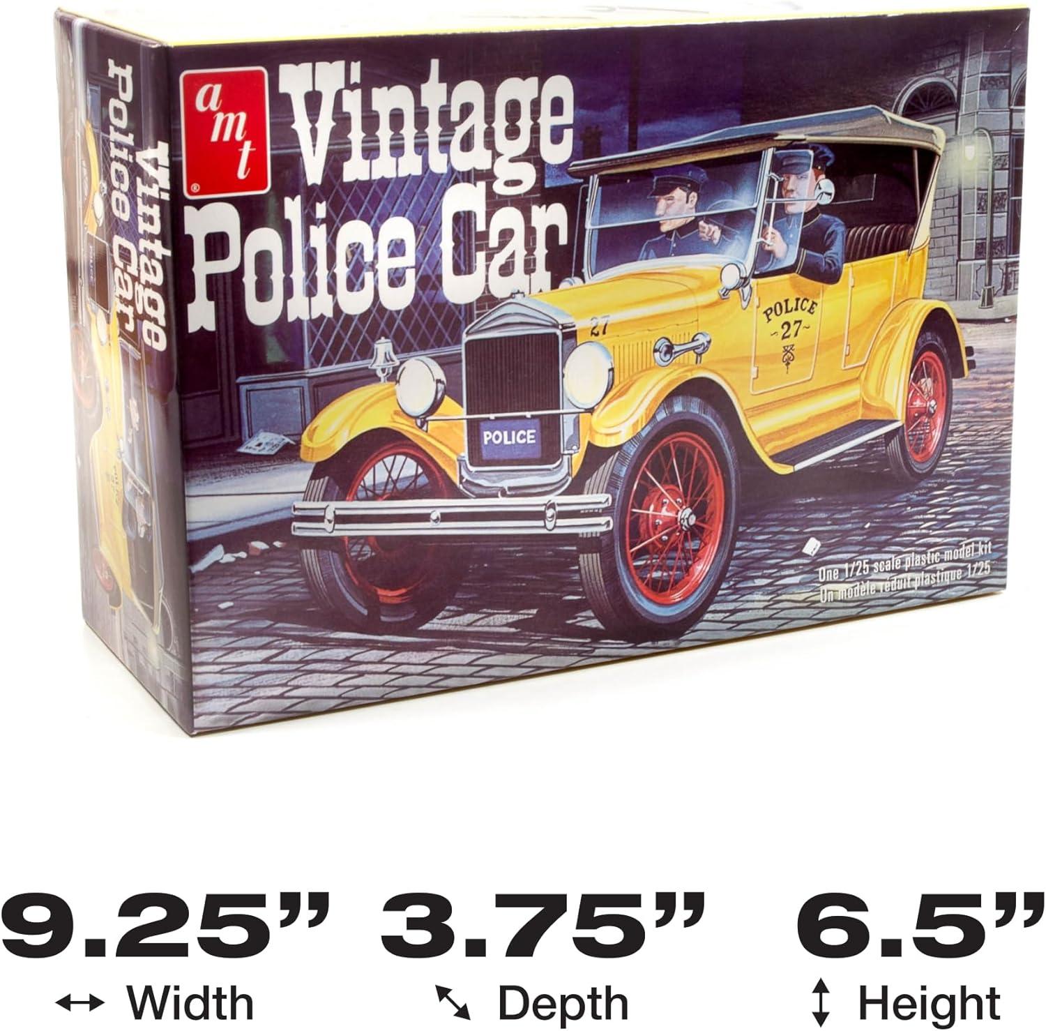 image:imageAMT Ford Louisville Short Hauler Morton Salt 125 Scale Model Kit1927 Ford T Vintage Police Car