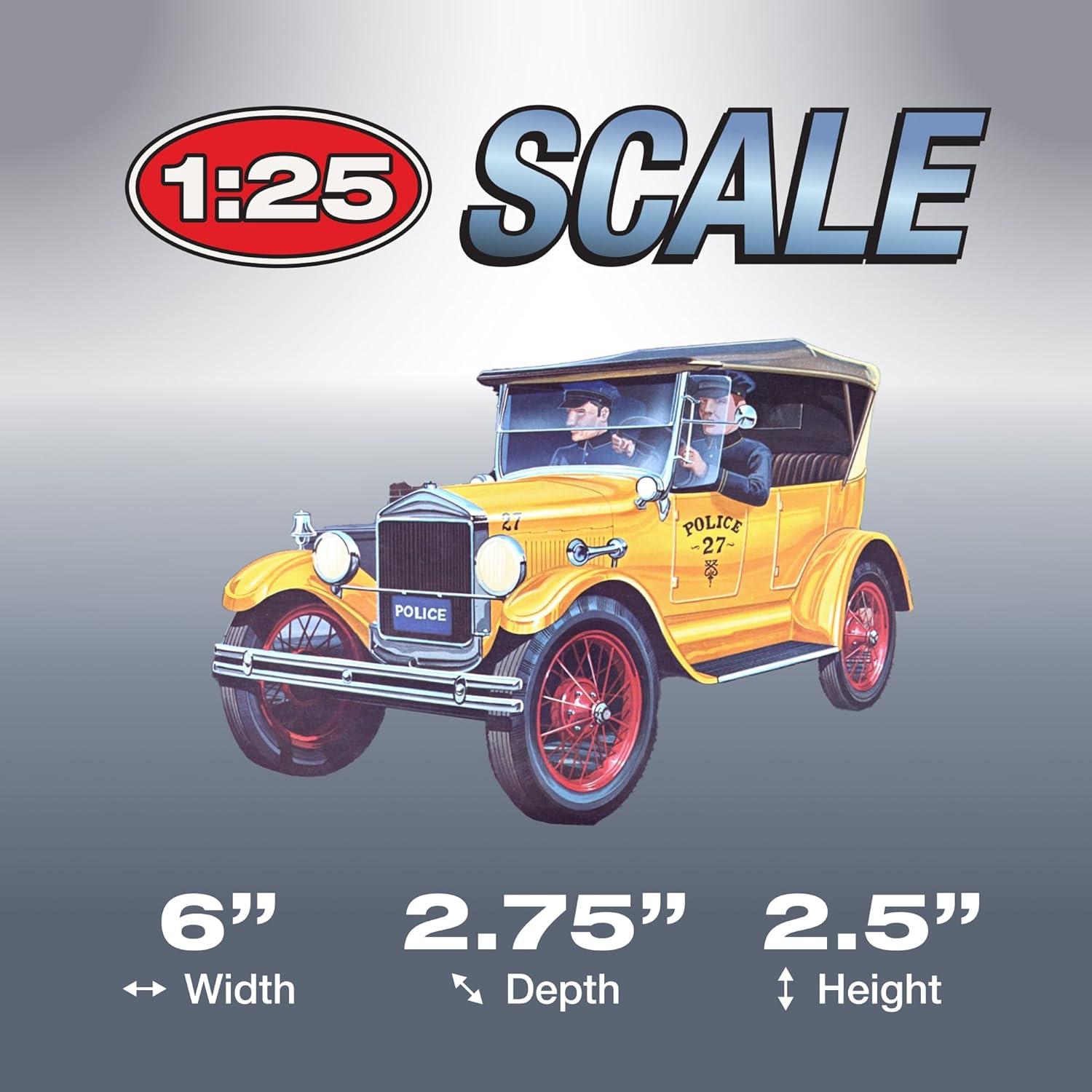 image:imageAMT Ford Louisville Short Hauler Morton Salt 125 Scale Model Kit1927 Ford T Vintage Police Car
