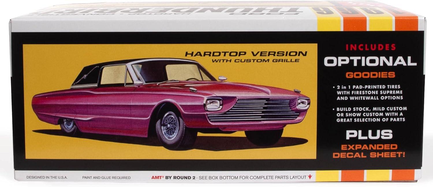 image:imageAMT Ford Louisville Short Hauler Morton Salt 125 Scale Model Kit1966 Ford Thunderbird HardtopConvertible
