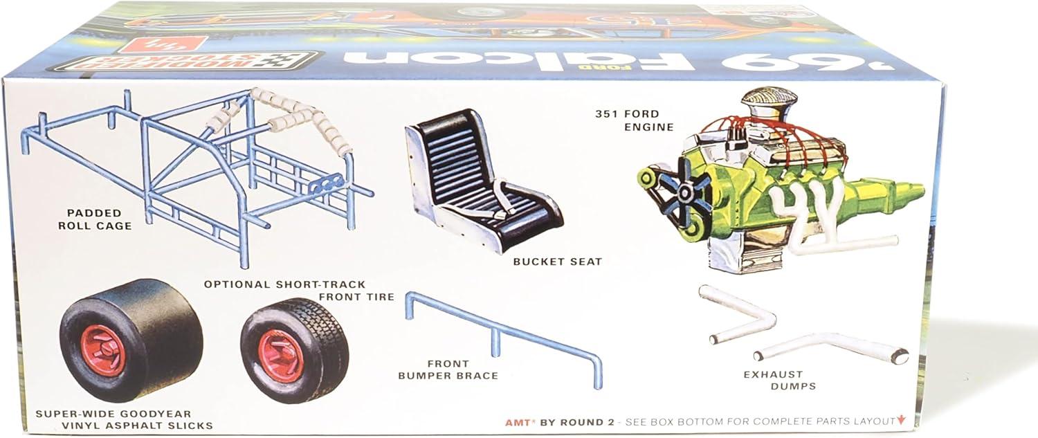 image:imageAMT Ford Louisville Short Hauler Morton Salt 125 Scale Model Kit1969 Ford Falcon Modified Stocker
