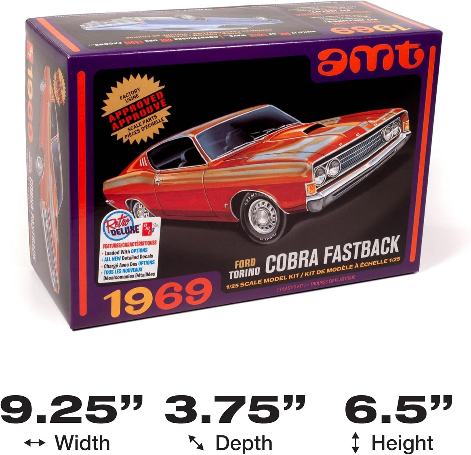 image:imageAMT Ford Louisville Short Hauler Morton Salt 125 Scale Model Kit1969 Ford Torino Cobra Fastback