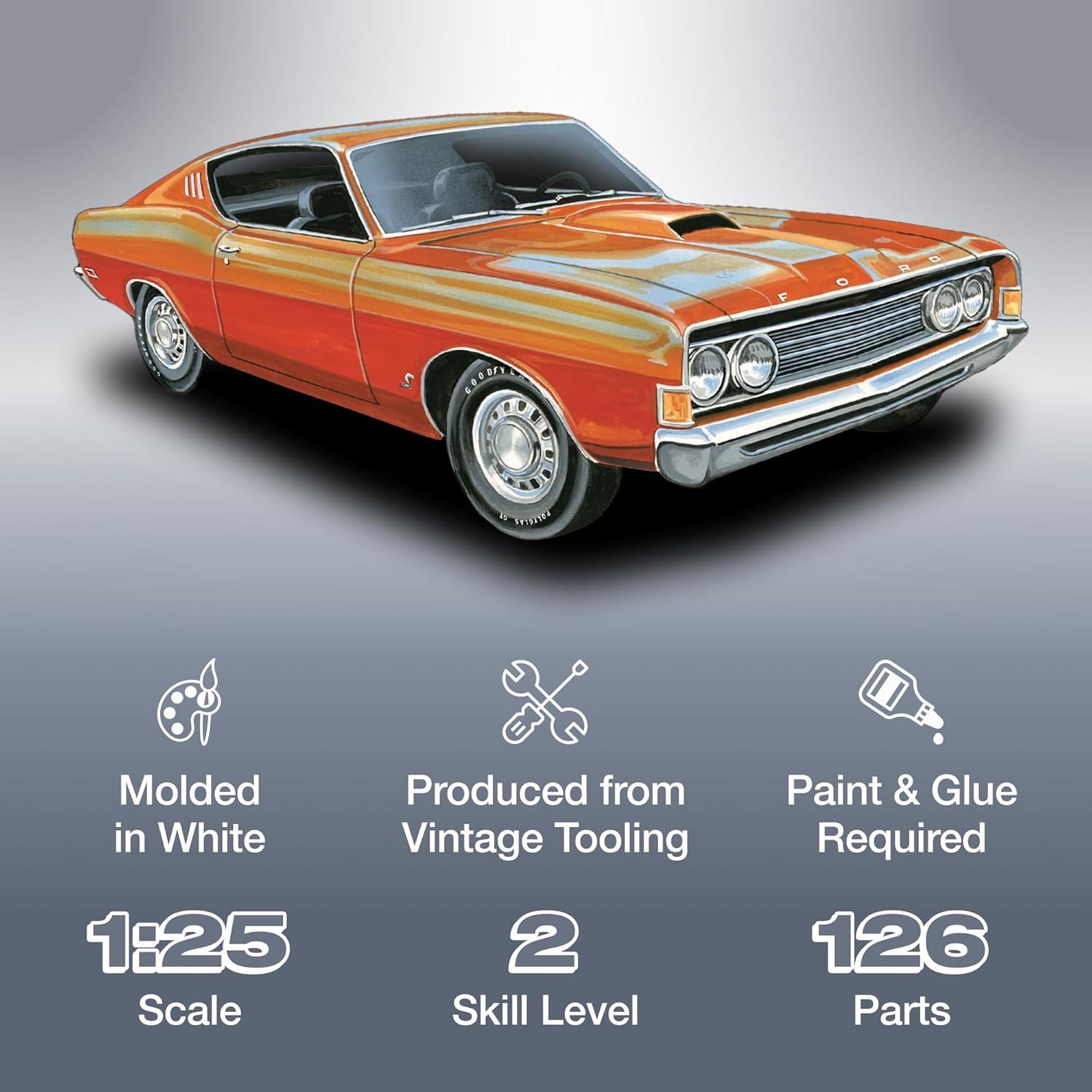 image:imageAMT Ford Louisville Short Hauler Morton Salt 125 Scale Model Kit1969 Ford Torino Cobra Fastback