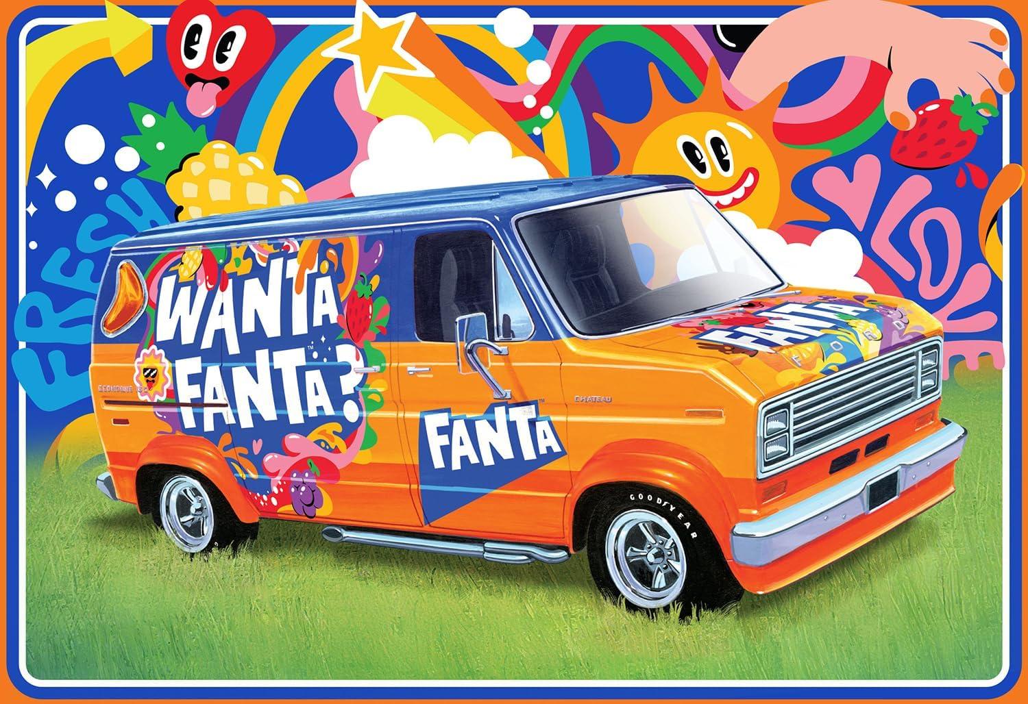 image:imageAMT Ford Louisville Short Hauler Morton Salt 125 Scale Model Kit1977 Ford Custom Van Fanta