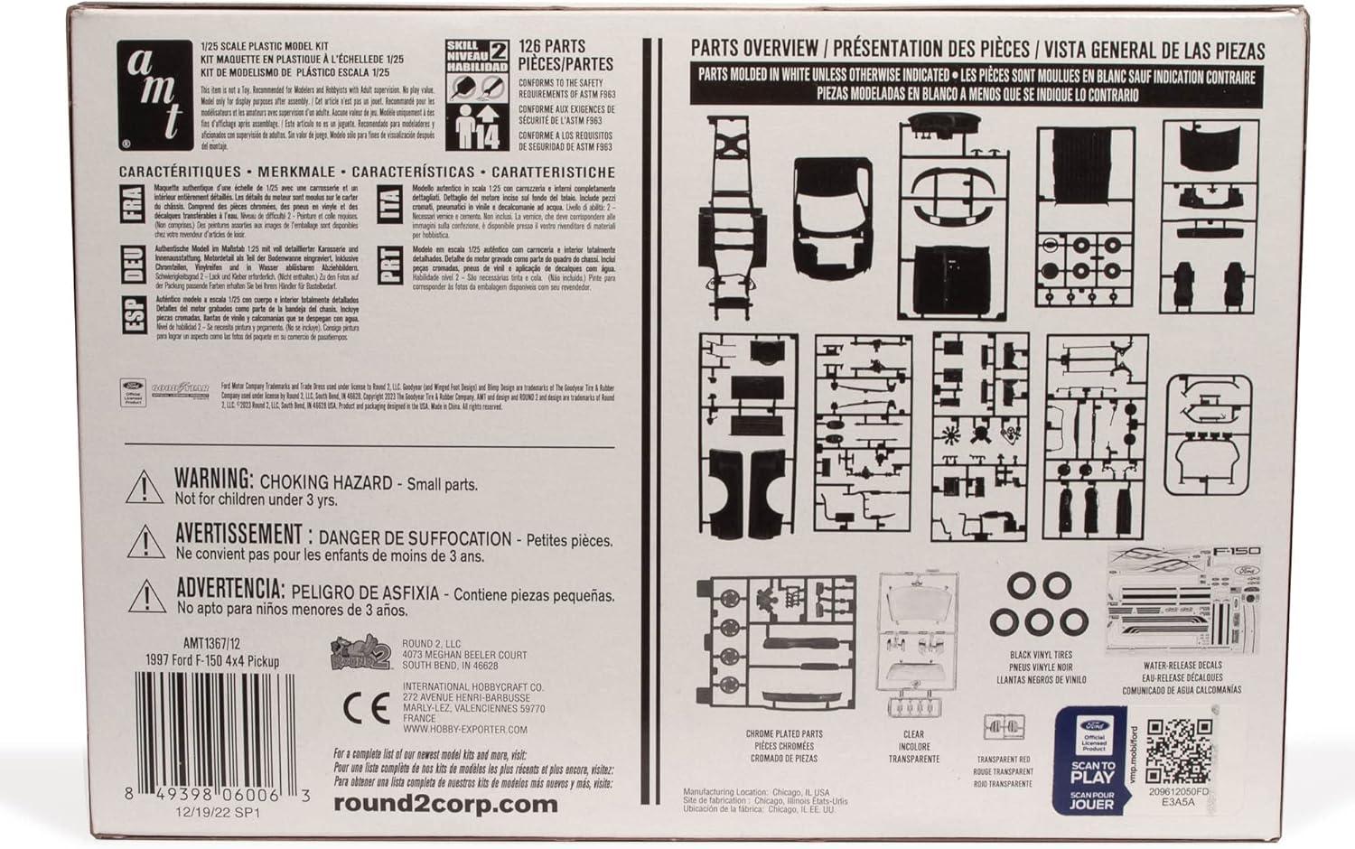 image:imageAMT Ford Louisville Short Hauler Morton Salt 125 Scale Model Kit1997 Ford F150 4x4 Pickup