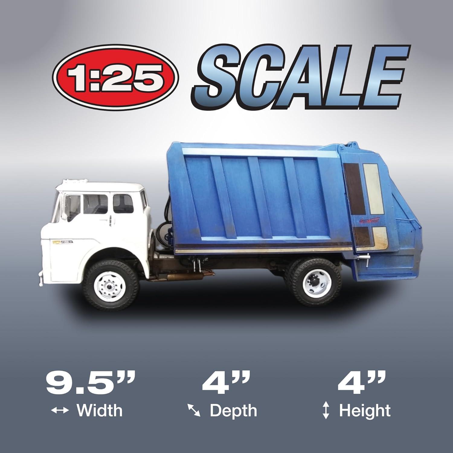image:imageAMT Ford Louisville Short Hauler Morton Salt 125 Scale Model KitFord C600 Gar Wood Load Packer Garbage Truck