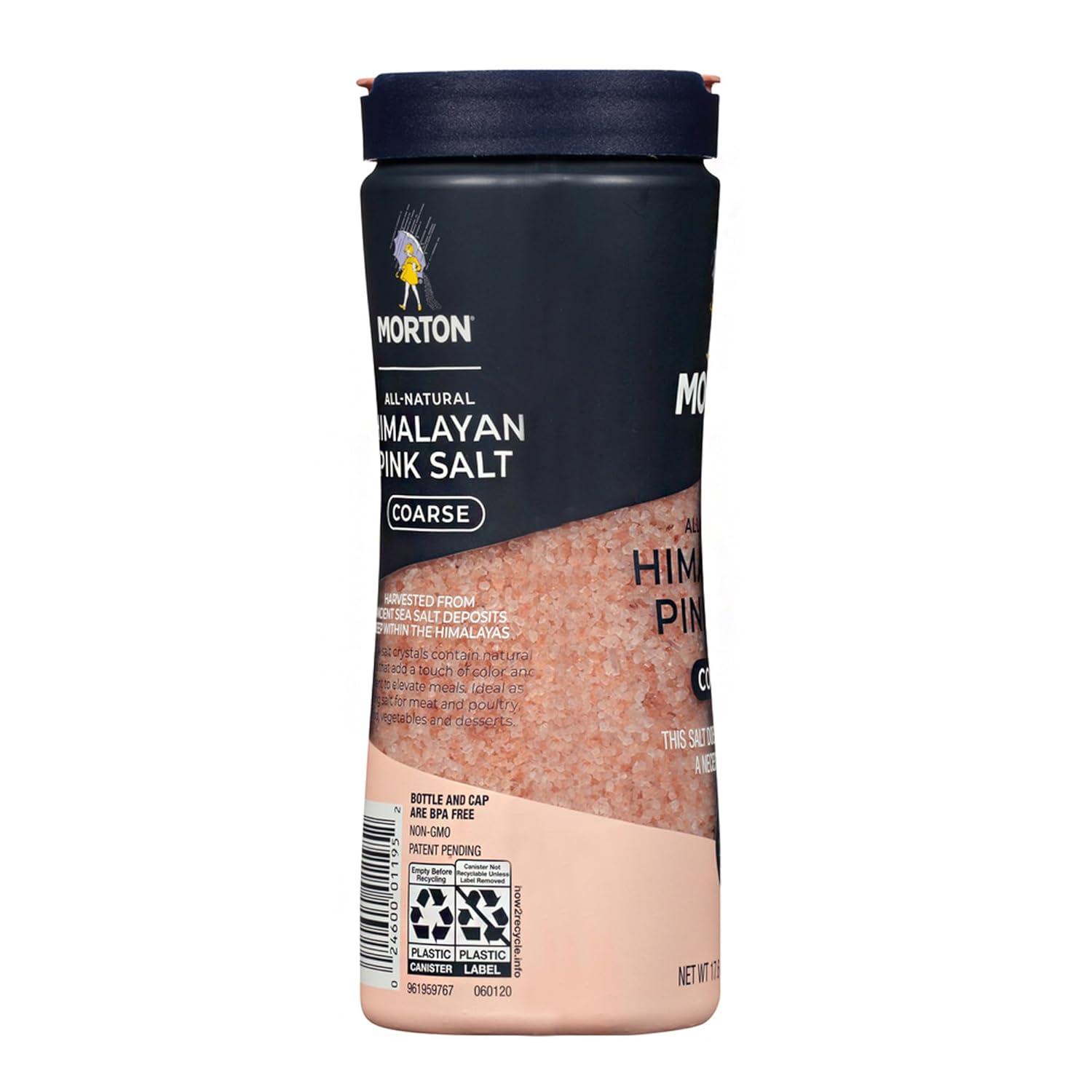 image:imageMorton AllNatural Himalayan Pink Salt Coarse 176 oz 2Pack Perfect for Cooking amp Finishing176 Ounce Pack of 2