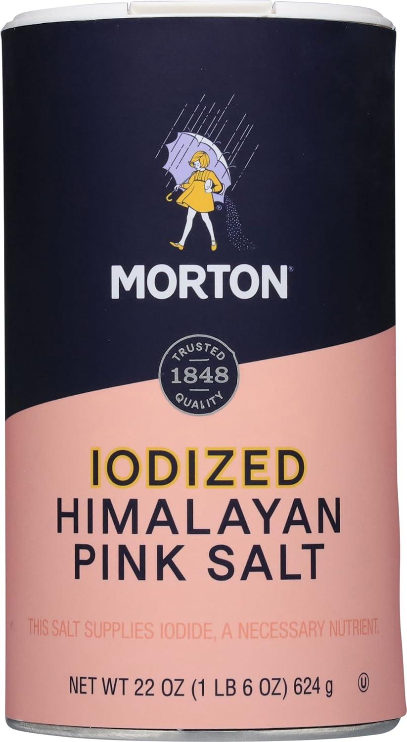 image:imageMorton Iodized Himalayan Pink Salt 22 oz 2 Pack