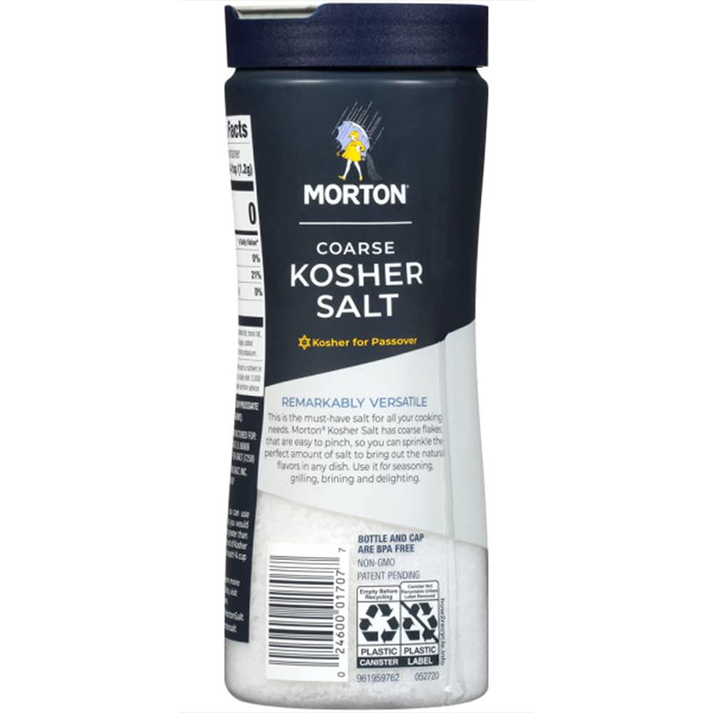 image:imageMorton Kosher Salt Coarse 16 oz 6PackIdeal for Cooking amp Baking16 Ounce Pack of 6
