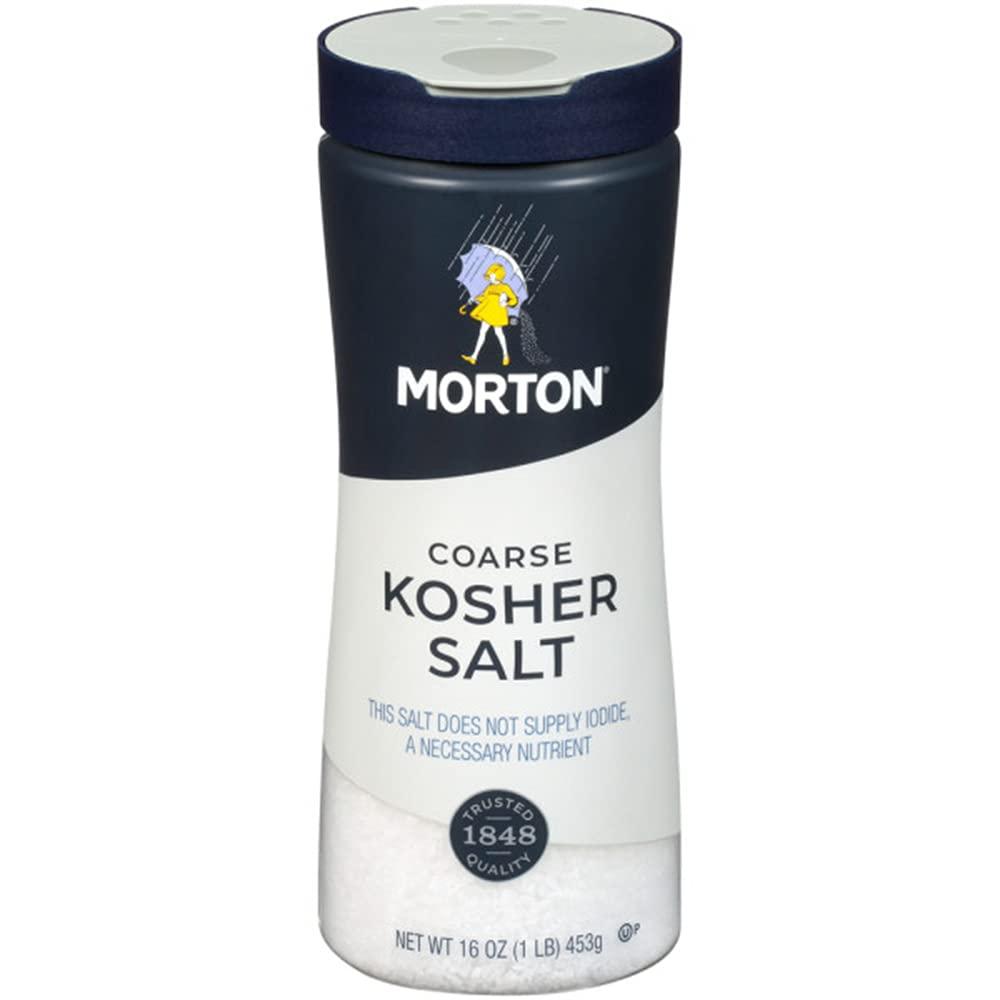 image:imageMorton Kosher Salt Coarse 16 oz 6PackIdeal for Cooking amp Baking16 Ounce Pack of 6