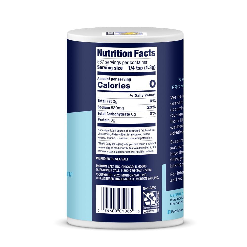 image:imageMorton Natural Sea Salt Round 26oz 2 Pack