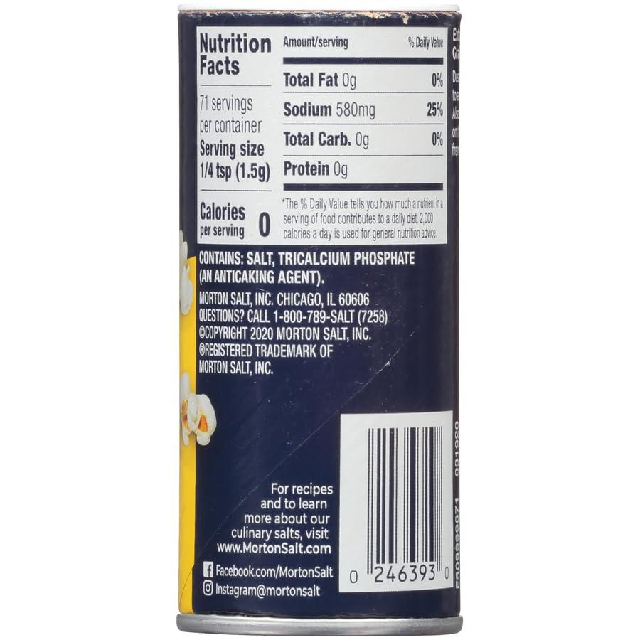 image:imageMorton Popcorn Salt 375 oz 2Pack Perfect for Popcorn amp Seasoning375 Ounce Pack of 12