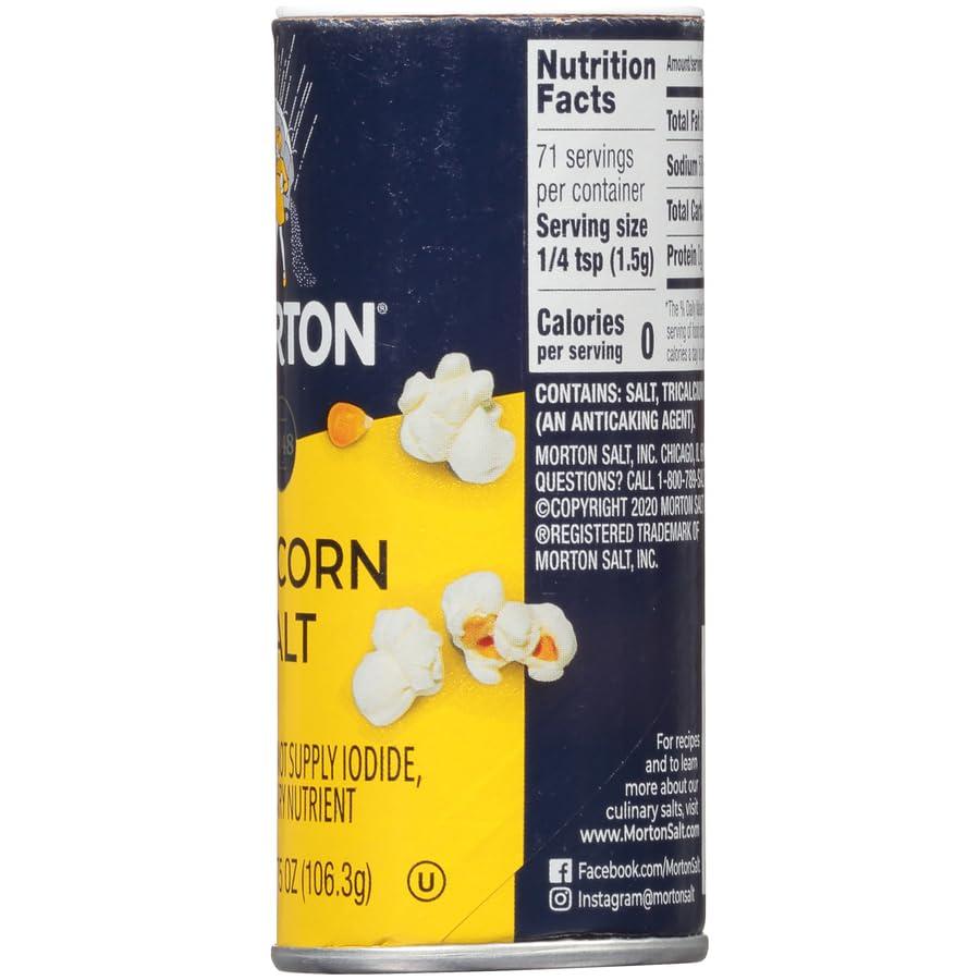 image:imageMorton Popcorn Salt 375 oz 2Pack Perfect for Popcorn amp Seasoning375 Ounce Pack of 12