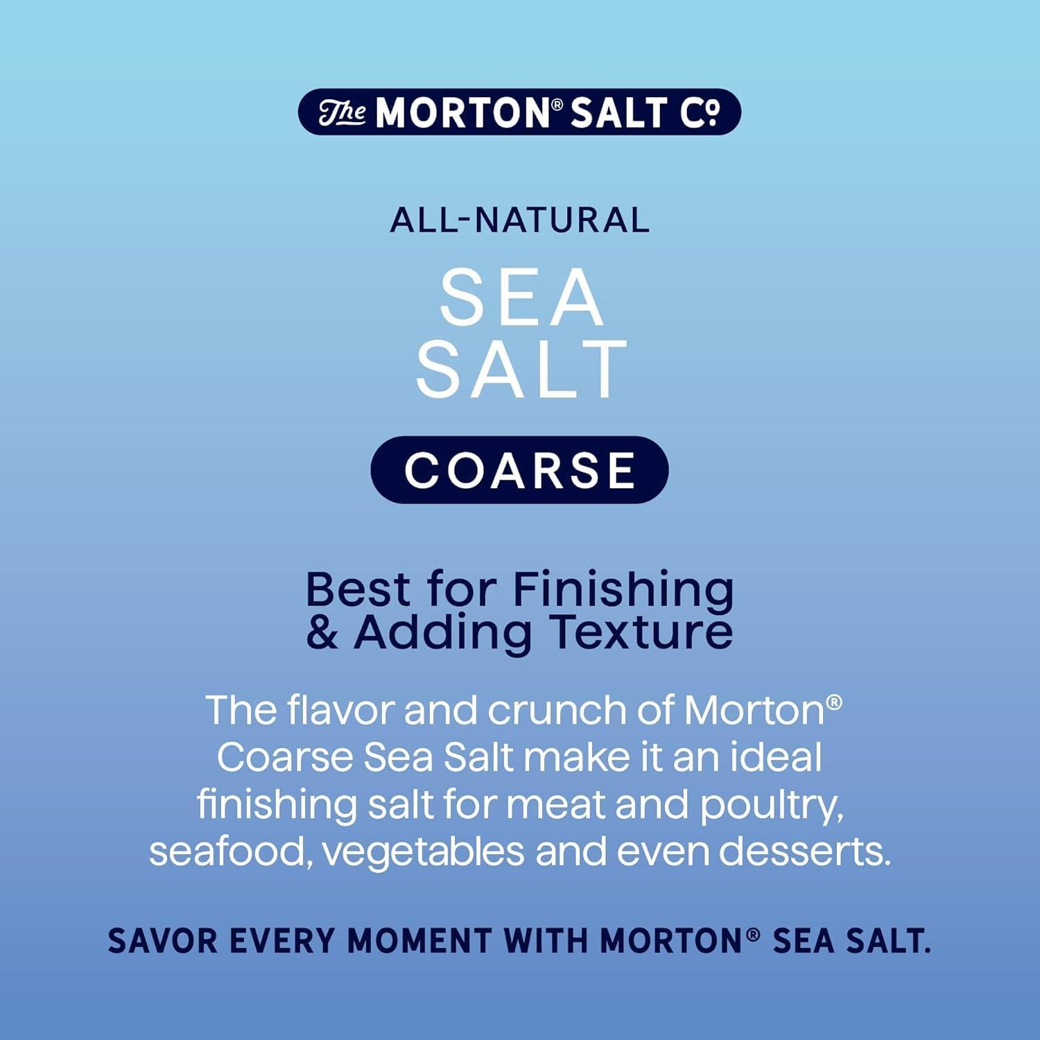 image:imageMorton Sea Salt Fine Grain Fine Sea Salt 1 lb Pouch16 Ounce Pack of 1