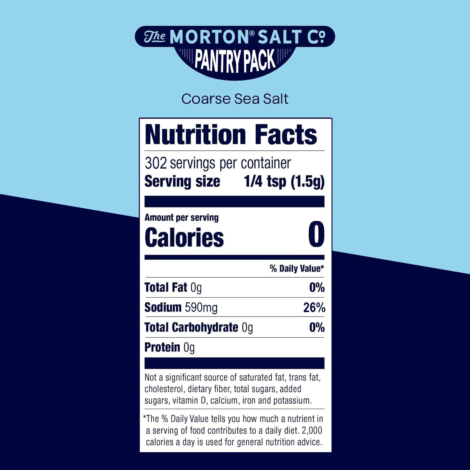 image:imageMorton Sea Salt Fine Grain Fine Sea Salt 1 lb Pouch16 Ounce Pack of 1
