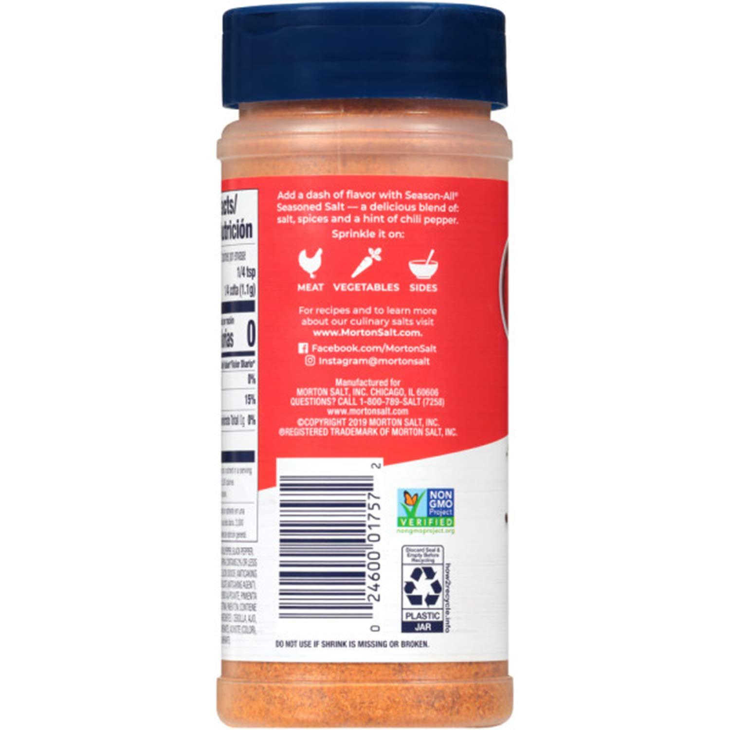 image:imageMorton SeasonAll Seasoned Salt 325 oz 12Pack Great for Cooking Seasoning amp Flavoring16 Ounce Pack of 12