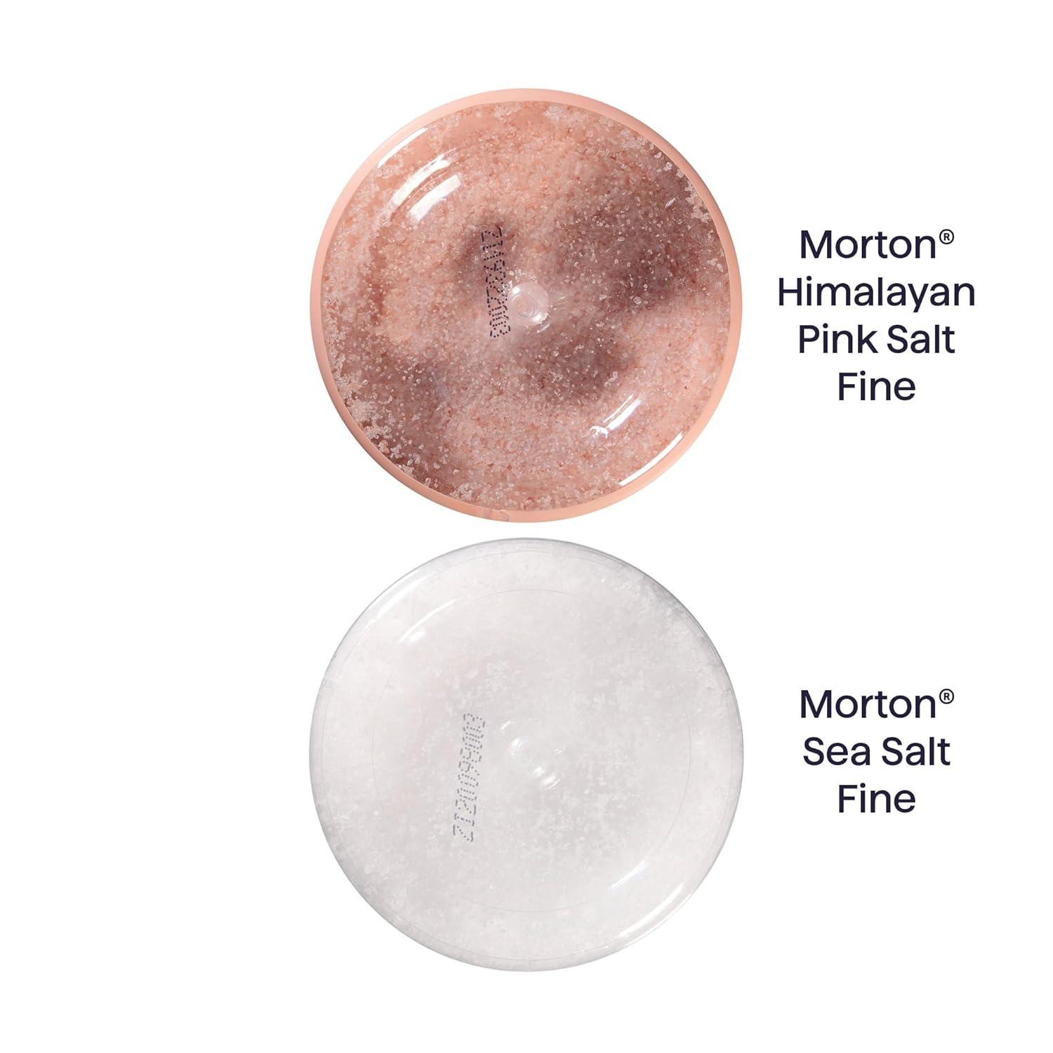 image:imageMorton Shaker Set Fine Sea Salt 176 oz amp Fine Himalayan Pink Salt 176 oz 2Pack AllNatural Perfect for Baking Blending amp CookingFine Sea Salt and Himalayan Pink Salt