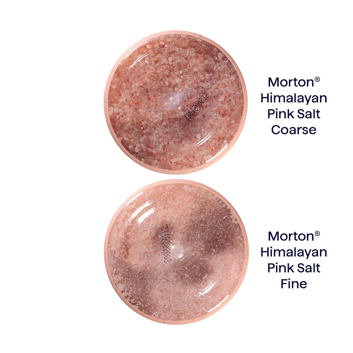 image:imageMorton Shaker Set Fine Sea Salt 176 oz amp Fine Himalayan Pink Salt 176 oz 2Pack AllNatural Perfect for Baking Blending amp CookingHimalayan Pink Salt Fine and Coarse