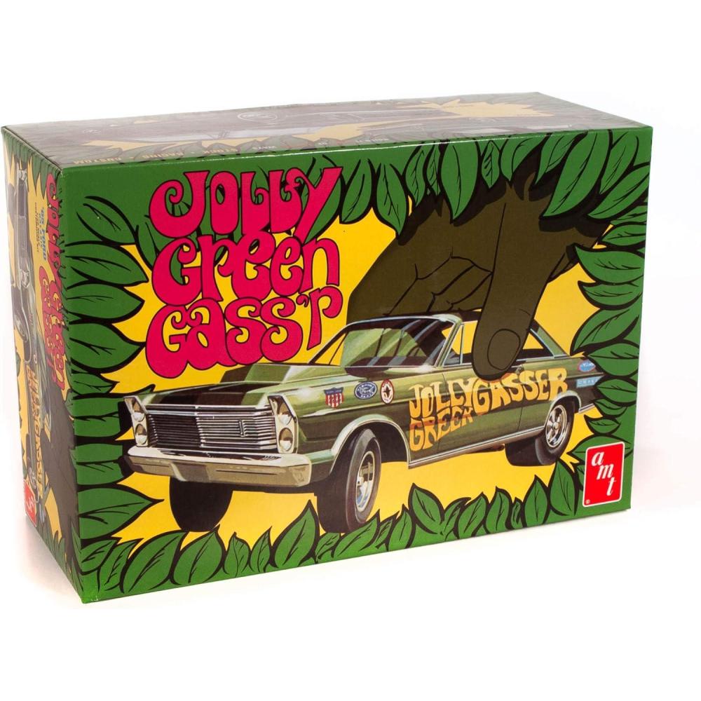 image:imageAMT Ford Louisville Short Hauler Morton Salt 125 Scale Model Kit1965 Ford Galaxie Jolly Green Gasser