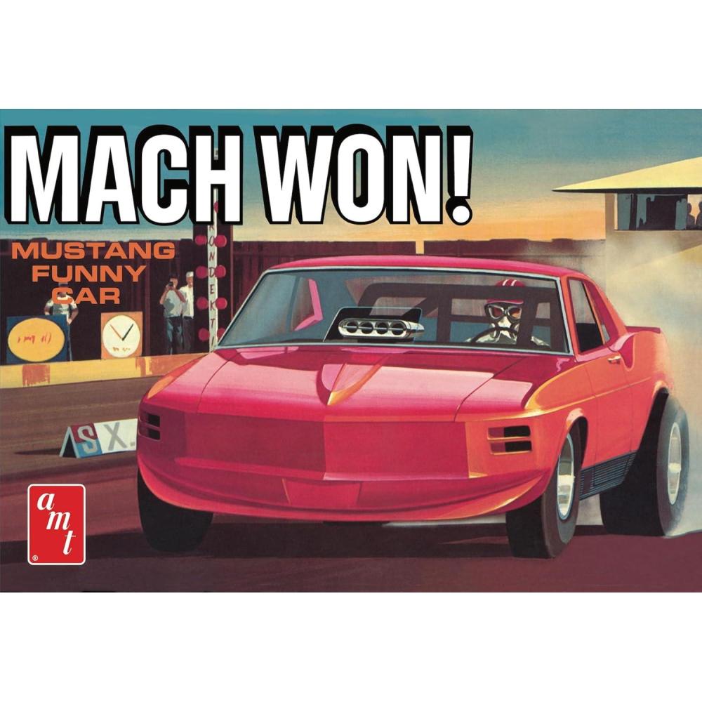 image:imageAMT Ford Louisville Short Hauler Morton Salt 125 Scale Model Kit1970 Ford Mustang Funny Car Mach Won