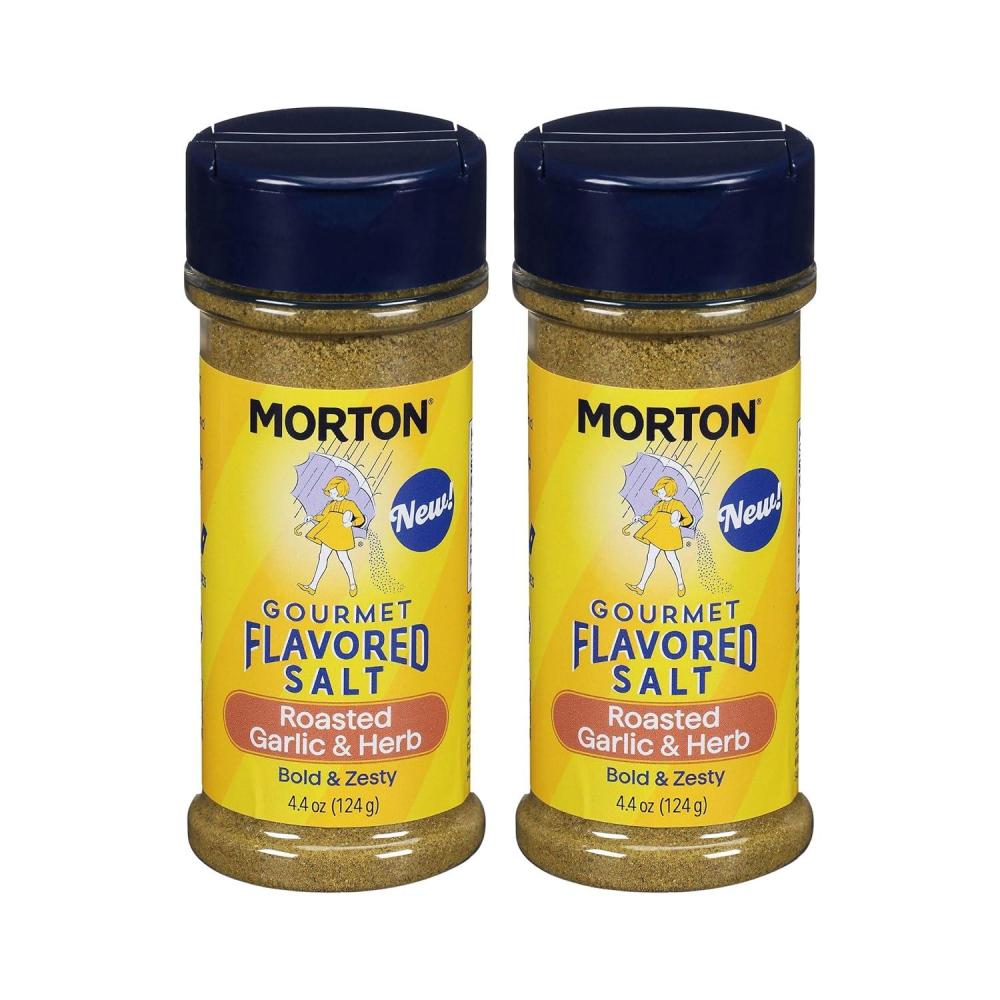 image:imageMorton Gourmet Flavored Salt Roasted Garlic amp Herb 2 Pack