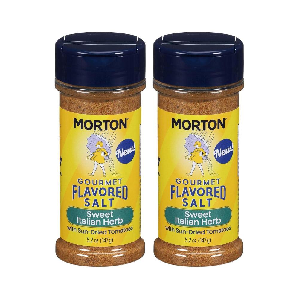 image:imageMorton Gourmet Flavored Salt Sweet Italian Herb 2 Pack