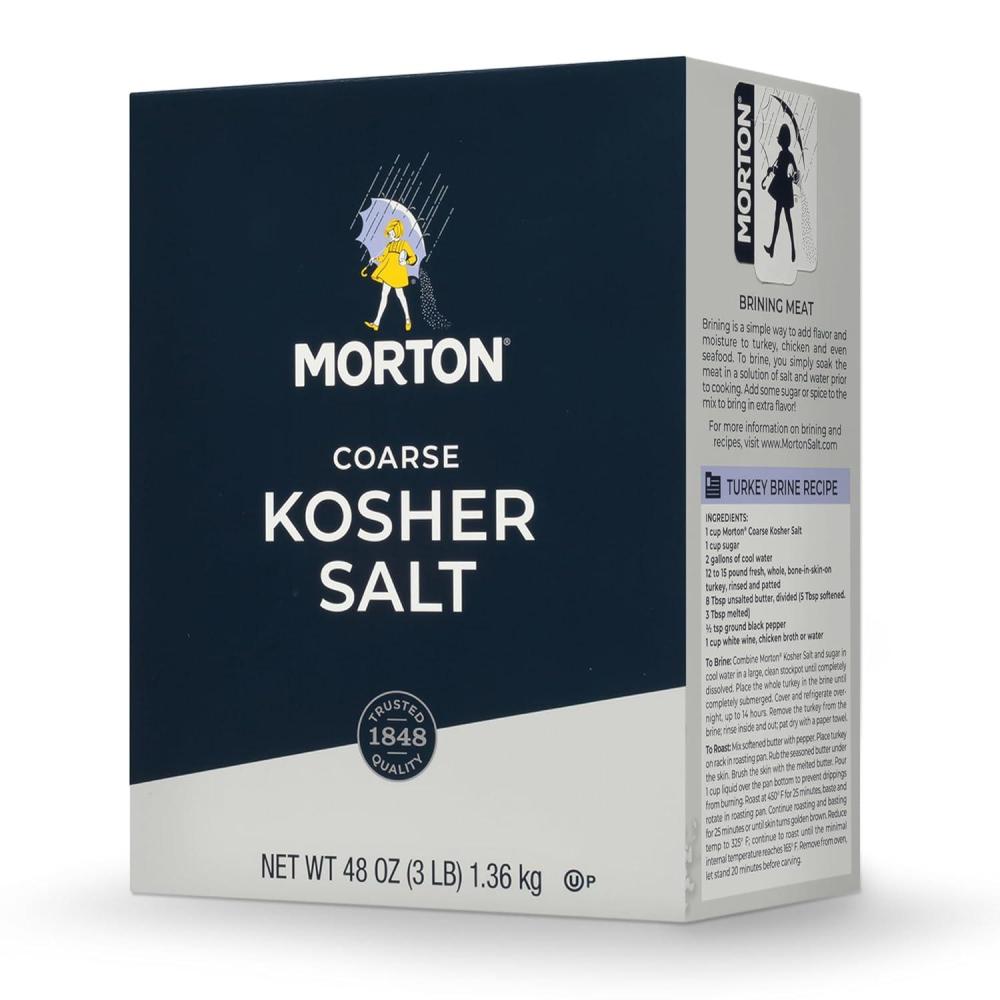 image:imageMorton Kosher Salt Coarse 48 oz 3 lb 2PackIdeal for Cooking amp Baking48 Ounce Pack of 1