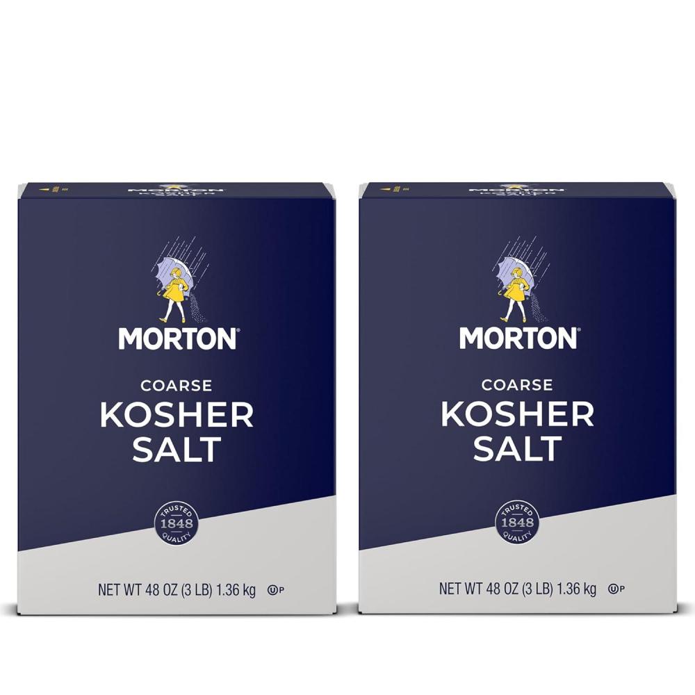image:imageMorton Kosher Salt Coarse 48 oz 3 lb 2PackIdeal for Cooking amp Baking48 Ounce Pack of 2