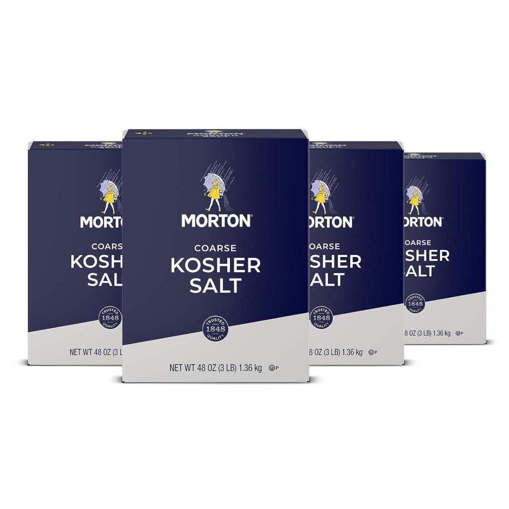 image:imageMorton Kosher Salt Coarse 48 oz 3 lb 2PackIdeal for Cooking amp Baking48 Ounce Pack of 4