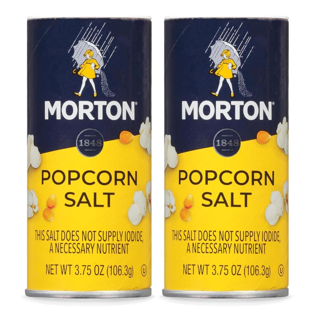 image:imageMorton Popcorn Salt 375 oz 2Pack Perfect for Popcorn amp Seasoning375 Ounce Pack of 2