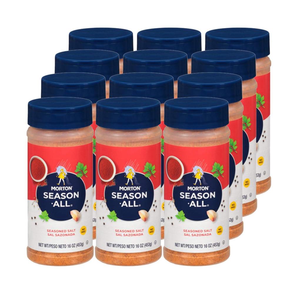 image:imageMorton SeasonAll Seasoned Salt 325 oz 12Pack Great for Cooking Seasoning amp Flavoring16 Ounce Pack of 12