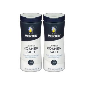 Morton Coarse Kosher Bottle, 1Lb, 2 Pack