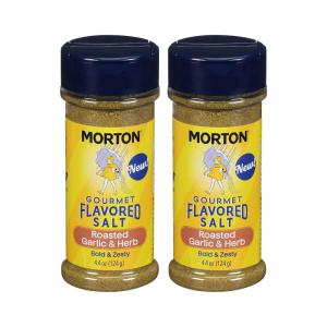 Morton Gourmet Flavored Salt Roasted Garlic & Herb (2 Pack)