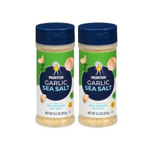 Morton Morton Garlic Sea Salt, 8.5oz, 2 Pack