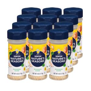 Morton Nature’s Seasons Seasoning Blend, (7.5 oz), 12-Pack,Perfect for Cooking & Seasoning(4 Ounce (Pack of 12))
