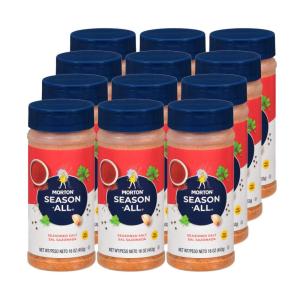 Morton Season-All Seasoned Salt, (3.25 oz), 12-Pack, Great for Cooking, Seasoning & Flavoring(16 Ounce (Pack of 12))