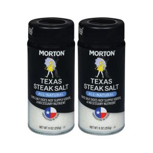 Morton Texas Steak Salt, 9oz (2 Pack)