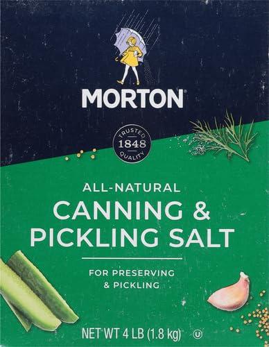 image:imageMorton box Canning and Pickling Salt 4 Lb Box Canning and Pickling Salt 4 Pound64 Ounce Pack of 2