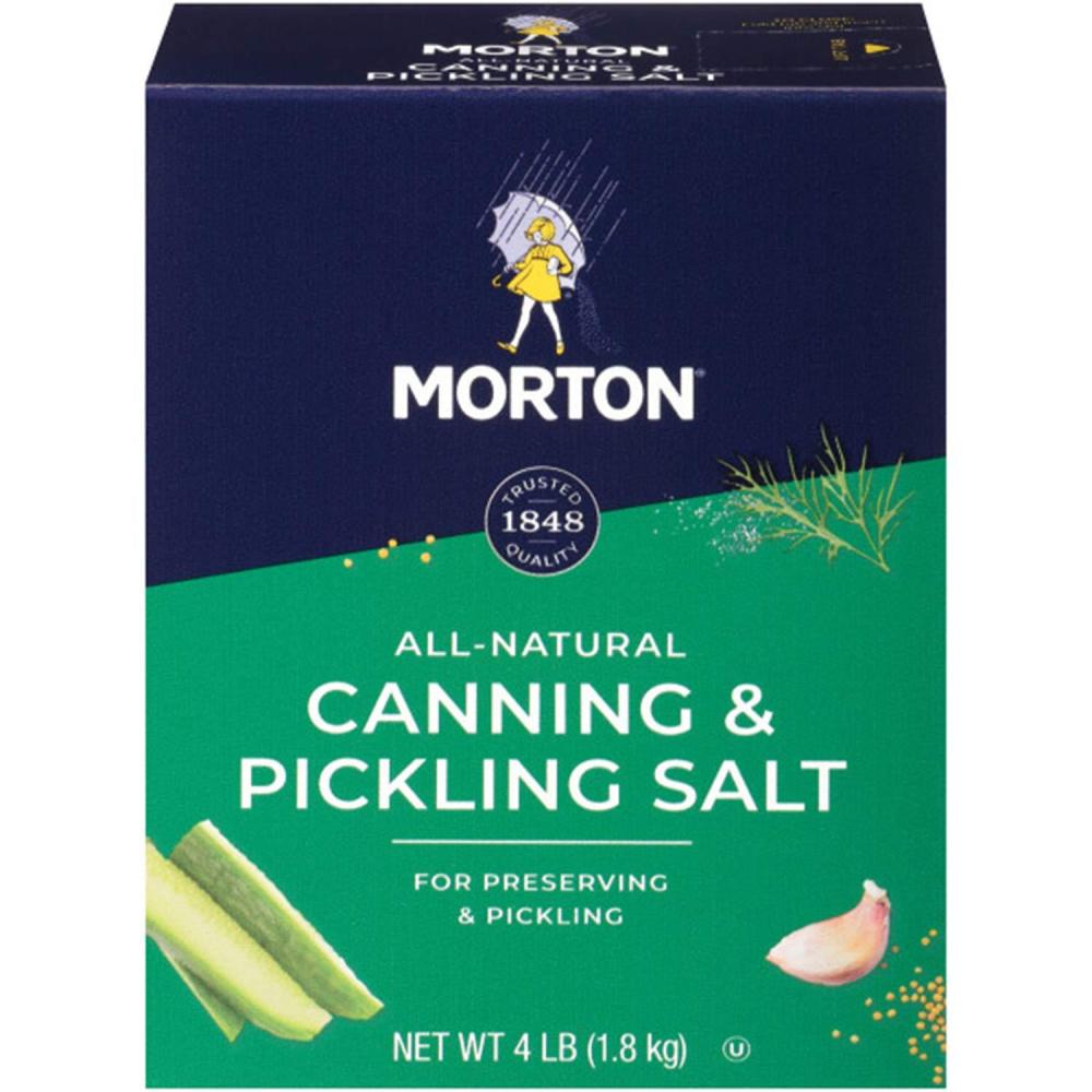 image:imageMorton box Canning and Pickling Salt 4 Lb Box Canning and Pickling Salt 4 Pound64 Ounce Pack of 1